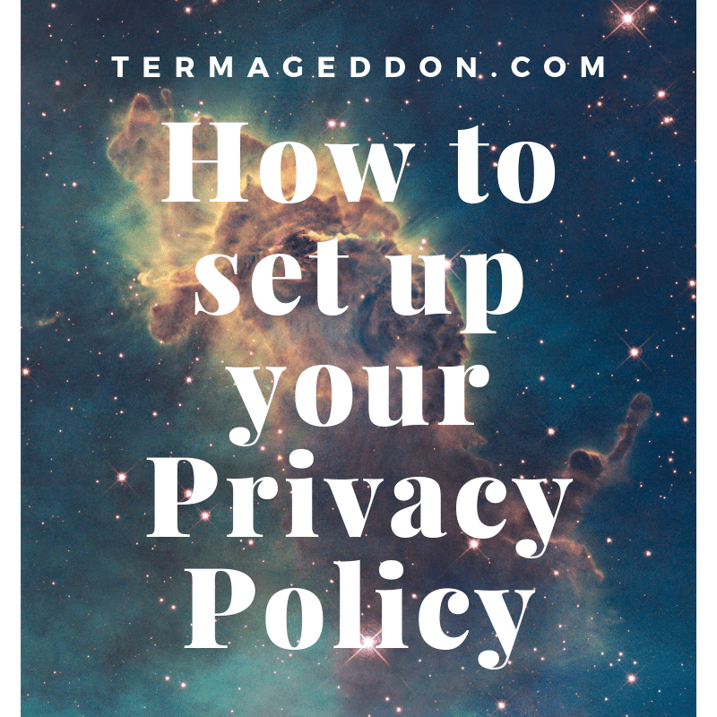 Set up your Privacy Policy