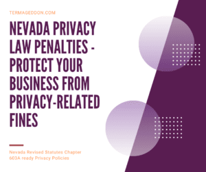 Nevada privacy law penalties