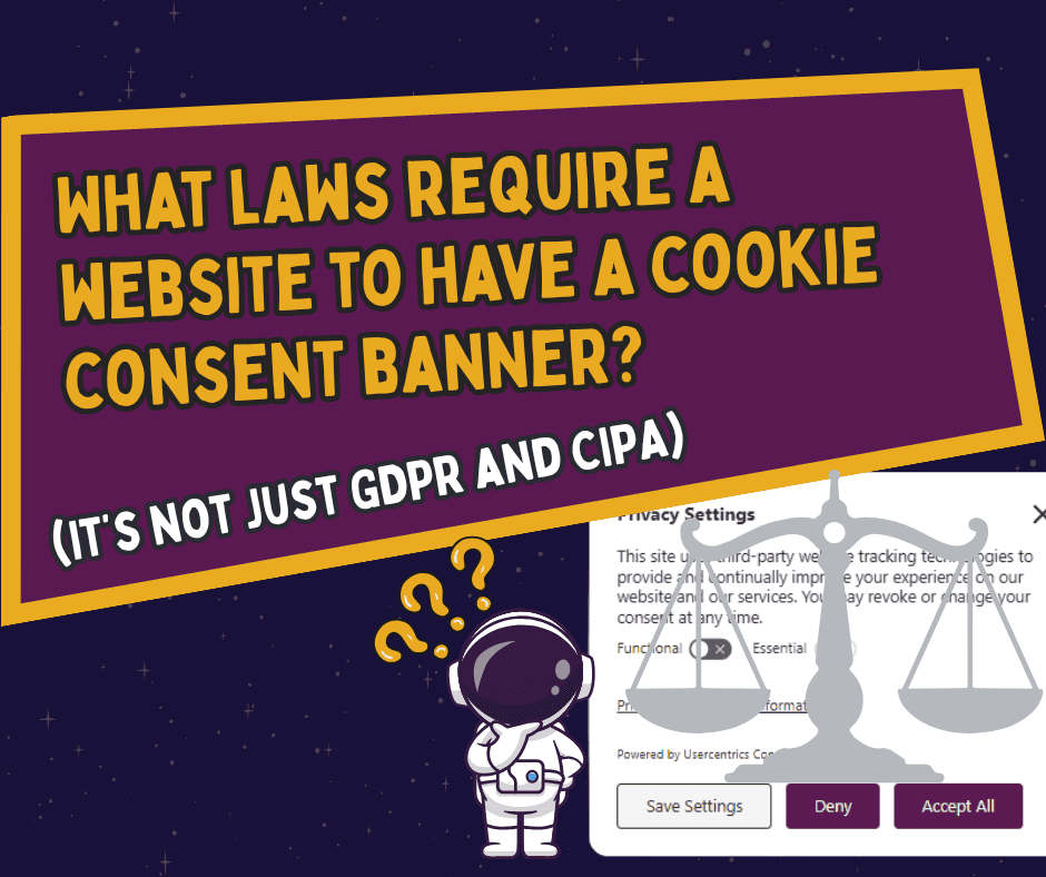 What laws require cookie banner featured image