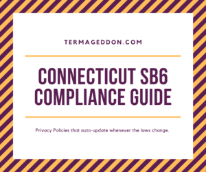 Termageddon Connecticut SB6 Compliance Guide