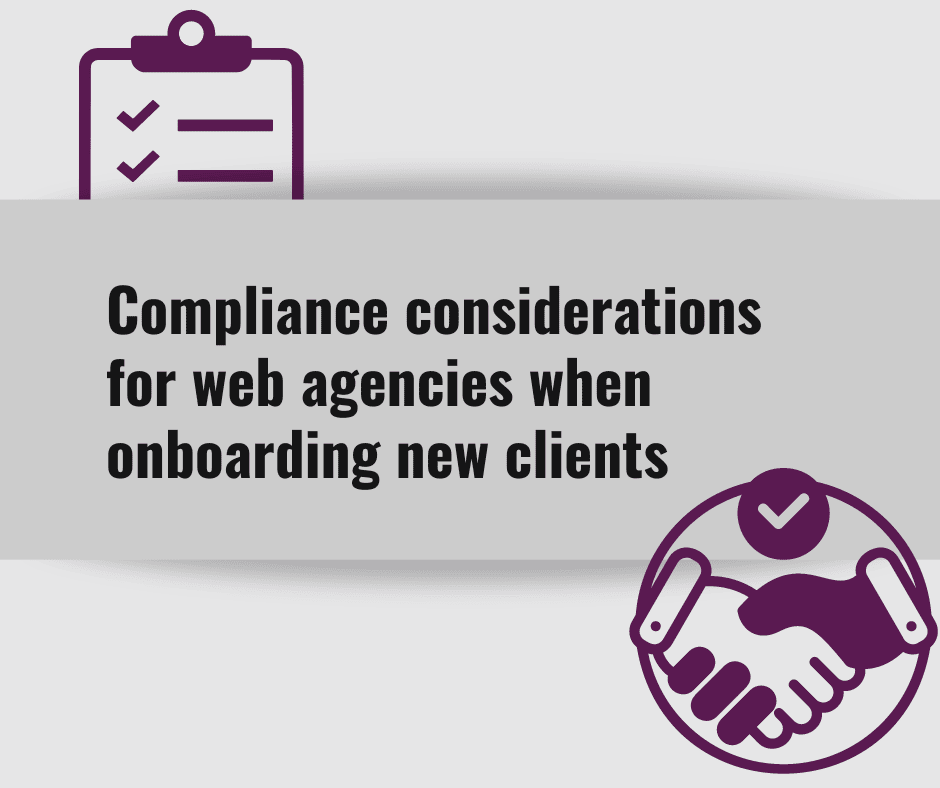 Considerations when onboarding new clients